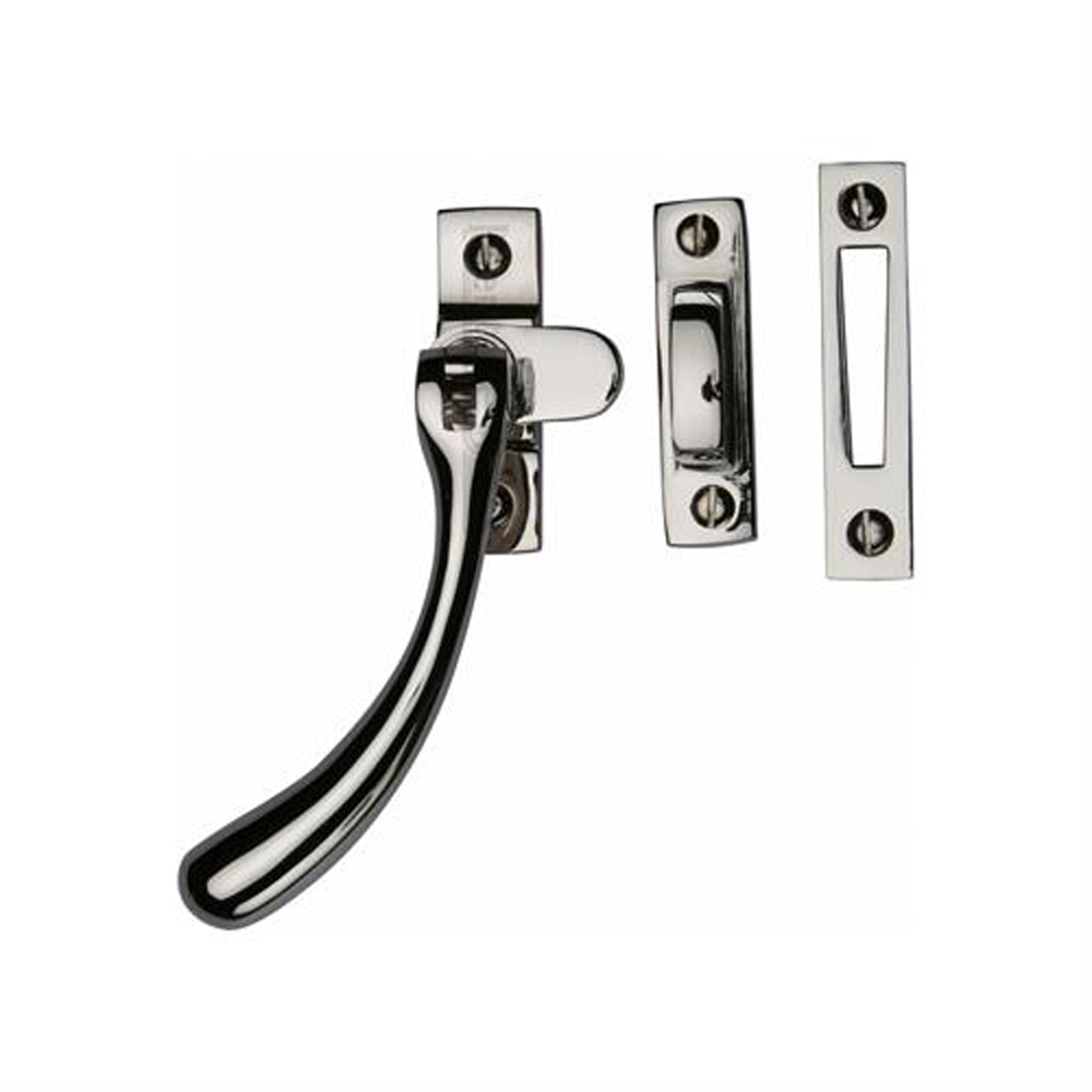 Heritage Brass Ball Casement Fastener - Polished Nickel